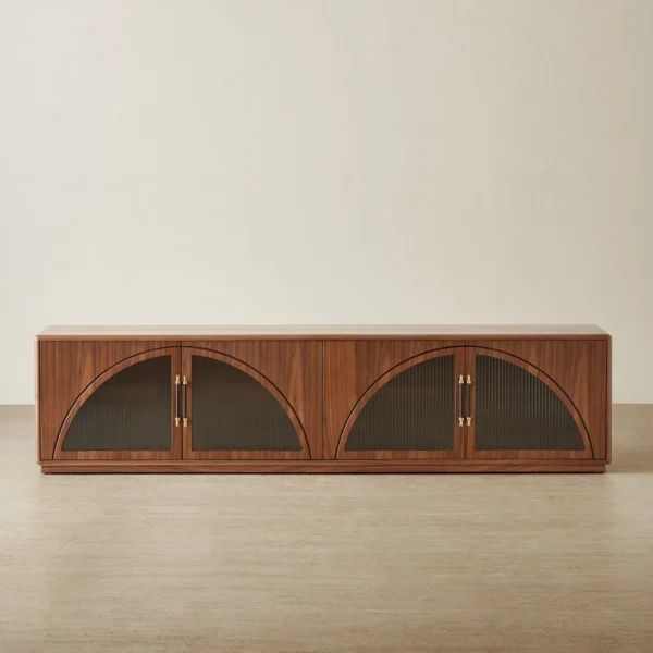 Costanza Mocha Walnut Brown Wooden Entertainment Unit